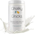 Chalky Chicks All-in-One Chalk Paint for Furniture or Cabinet - 32 Fl Oz - Matte Finish Old Lace (Off White) for Metal, Wood Furniture Paint - No Sanding All-in-One for Home Decor & Crafts, USA Made
