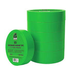LAUCO DINOGREN High Performance Masking Tape for Car Paint, Heat & Water Resistant, Multi-Purpose Green (1.5 in x 60 yd, 6 Rolls) – Clean Removal, Auto Body Shop, Industrial Use, Crepe Backed*