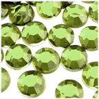 The Crafts Outlet 72pc Rhinestones Round 20mm - Flatback Devil Red Wine