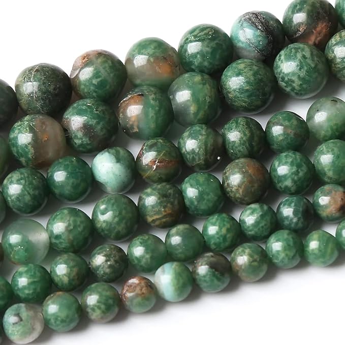 60PCS 6MM Rhyosite Stone Beads Energy Healing Beads for DIY Jewelry Bracelet Necklace Making for Jewelry Making15Inch