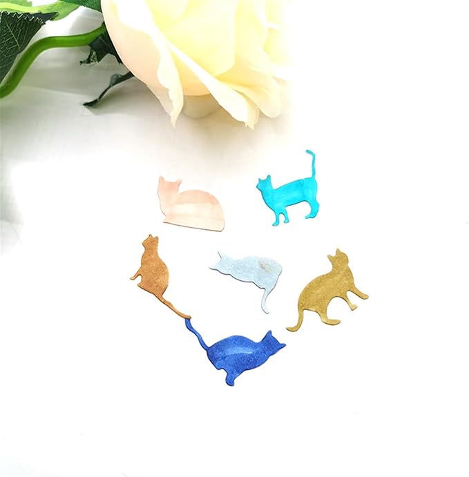 Cutting Dies Metal Stencils Scrapbooking Tools DIY Embossing Template for Paper Card Making Album Arts Crafts Supplies (6 Cats-8.7x6cm)
