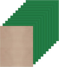 JANDJPACKAGING Green Heat Transfer Vinyl Bundle: 10 Pack 12"x10" Sheets, HTV Vinyl Sheets for Cricut & Silhouette Cameo or Home Iron On Vinyl T-Shirts & Fabrics