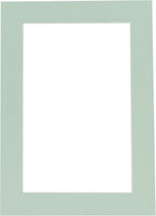 8x10 Mat Bevel Cut for 5x8 Photos - Acid Free Honeydew Green Precut Matboard - For Pictures, Photos, Framing - 4-ply Thickness