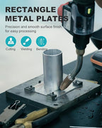 16" x 12" 18 Gauge Steel Sheets Metal Cold Rolled Steel Plate, 4 Pcs Weldable Metal Sheet for DIY Craft Projects, Industrial, Professional