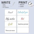 2" x 4" Address Labels Sticker Paper for Laser/Ink Jet Printer mailing Labels 8.5"×11" White