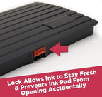 Large Premium Magenta Purple Ink Stamp Pad - 3" by 6" - Quality Felt Pad