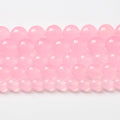 6mm 60pcs Natural Light Pink Chalcedony Stone Beads for Jewelry Making Energy Healing Power Stone DIY Bracelet Necklace Accessories 15" (6mm, Light Pink Chalcedony)