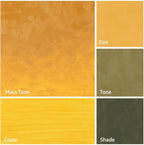 Tusc & Pine Artist Oil Paint - Mars Yellow, 40 ml, Non-Yellowing, Rich & Creamy Consistency, Maximum Pigment Load, Small Batch Milled Oil Paints Made in the USA for Professional Artists