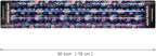 WRAPAHOLIC 30 Inch Christmas Wrapping Paper Roll - Jumbo Roll Drak Blue Bird, Christmas Garland and Snowflake Holiday Collection with Metallic Foil Shine - 4 Rolls - 30 Inch x 120 Inch Per Roll