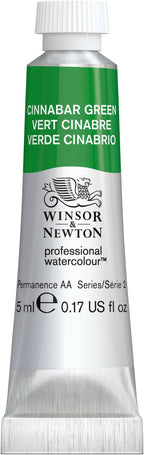 Winsor & Newton Professional Watercolour, Revival Collection, 5ml (0.17-oz) Tube, Cinnabar Green