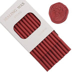 20pcs Maroon Red Wax Seal Sticks for Wedding Invitations & Envelope Sealing