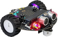Yahboom Micro:bit DIY Coding Science Building Kit Smart Toys Car Robotic Kit Learning Educational STEM Projects for Kids Ages 8-12（Without Microbit）