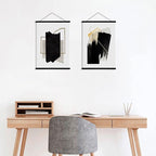 WITCOLOR Magnetic Poster Hanger Frame, Black Magnet Poster Frame 18x24 18x12 18x18 for Posters, Paintings, Photos, Maps, Scrolls, Picture, Canvas Works and Art Prints(18")