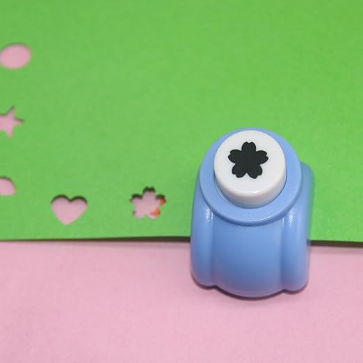 Punch Craft Set, 12 Pack Multicolored Shapes Hole Punch Great for Crafting & Fun Projects