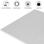 6061 T651 Aluminum Sheet Metal 8" x 12" x 1/4"(6MM) Flat Plain Thick Aluminum Plate Covered with Protective Film, 6MM Heat Treatable Rectangle Aluminum Metal Plate for Crafting, Industrial