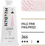 MEEDEN Artist Grade Oil Paint: Pale Pink - 60ml/2oz Tube - Professional Art Paints for Canvas Painting