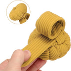 HARFINGTON Wrist Pin Cushions, Sewing Needle Pin Cushion Adjustable Strap with Elastic Strap Finger Ring Pincushions Fit All Wrist Sizes for Sewing Quilting Needlework DIY Crafts, Yellow/Pink