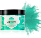Mica Powder - 100g Mica Powder for Epoxy Resin - Metallic Color Pigment for Resin, Soap, Bath Bombs, Eye Shadow, Nails, DIY Crafting Projects etc. (Green)