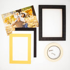 Pack of TEN 8x10 Mats Bevel Cut for 6x8 Photos - Acid Free Chamois Yellow Precut Matboards For Pictures, Photos, Framing - 4-ply Thickness
