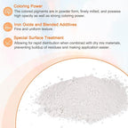 HARFINGTON Iron Oxide Powder Concrete Pigment 325 Mesh 3.5oz (100g) Iron Oxide Grout Pigment for Pastel Tile Paint Concrete Cement, Magenta