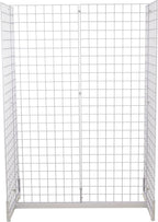 Gridwall Joining Clip Connectors for Grid Panels, Powder-Coated or Chrome Plated Steel (Quantity 10) (10, Black)