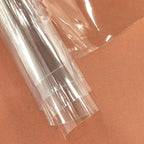 HYANG Transparent PVC Super Clear Holographic Vinyl Sheets 1 Roll 11.8''x47'' (30cmx120cm) for DIY Bows Earrings Bags DIY Crafts Making (HY-101)