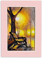 Pack of TEN 8.5x11 Mats Bevel Cut for 7x9 Photos - Acid Free Pink Precut Matboards For Pictures, Photos, Framing - 4-ply Thickness