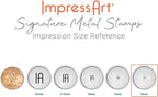ImpressArt - Tri-Swirl Signature Metal Design Stamp, 3mm