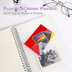 SIIXU Artistic Flower Dream Journal - Thick Hardcover Spiral Notebook with 160 Unique Pages, A5 Lined Notebooks for Poetry Drafting, Memo Keeping & Creative Junk Journaling, Pink