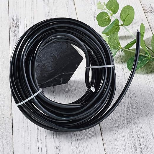 Fashewelry 22.96 Feet 6mm Aluminum Wire Black Bendable Metal Craft Wire for Beading Jewelry Craft Making
