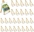 26 Pack 9 Inch Wood Easels, Easel Stand for Painting Canvases, Art, and Crafts,Tripod,Painting Party Easel,Kids Student Tabletop Easels for Painting,Portable A-Frame Tripod Tabletop Easel Set