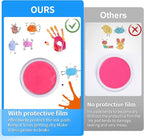 MoloTAR 8 Colors Rainbow Washable Large Ink Pads for Rubber Stamps Kids (Pack of 8)