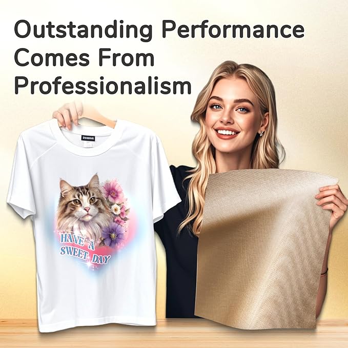 TransOurDream 4 Pack PTFE Teflon Sheets Size L16 x 20" for Auto Heat Press Heat Transfer Paper and Sublimation Paper Reusable Heat Resistant Non stick