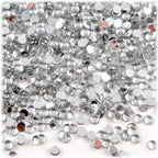The Crafts Outlet 1,440pc Rhinestones Round 3mm (10ss) Flatback Light Orange