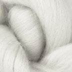 Revolution Fibers Merino Wool Combed Top | 1 lb Premium Wool Roving | 22 Micron, Best Merino Wool for Spinning, Tapestry, Needle Felting, Big Yarn Roving and Wall Hangings (Lightning White)