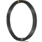 TecUnite Aluminum Craft Wire for Sculpting Armature Bendable Craft Wire for DIY Jewelry Making(Black, 10 M X 1 mm, 1 Roll)