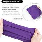 VINYL FROG Heat Transfer Vinyl Roll HTV Vinyl - 12" x5ft Purple Iron on Vinyl for T-Shirts, Heat Press Vinyl for DIY Craft Designs (Purple)