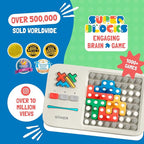 GiiKER Super Blocks STEM Toys – Pattern Matching Puzzle Game with 1000+ Challenges, Brain Teaser Toy for Kids & Teens, Travel Game & Birthday Gift for Boys and Girls