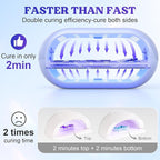 LET'S RESIN UV Light Advanced,Two-Sided Longer time Setting(2m,3m,5m) UV Resin Light with 36 LED Beads, Large Size UV Lamp for Resin Curing,Resin Molds,DIY Craft Decor(Own Design Patent)