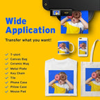 Printers Jack Sublimation Paper 8.5x14 inches, 100 Sheets 120gsm for Any Epson Sawgrass Inkjet Printer with Sublimation Ink, Heat Transfer Sublimation Paper for T-shirt, Mugs, Light Fabric