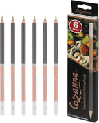 Creative Mark Cezanne Premium Colorless Blender Pencil 6 Pack - Highly-Pigmented Drawing Pencils - Coloring Pencils for Drawing, Blending, Coloring, and More