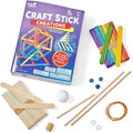 Learning Resources Craft Stick Creations 10 Science Experiments, Activity Book for Kids Ages 9-12, Jumbo Craft Stick Kit for Science, Technology, Maths & Engineering Activities, Multi-coloured