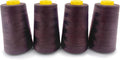 Tortoise 4 Cones of 3000 Yards Each Spool Thread for All Purpose, Serger, Overlock, Quilting, Sewing Machine - 100% Polyester, 40S/2 Brown