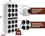 Alex Cramer The Nines Double 9 Domino Set. American-Made Solid Walnut Case Holds Our 55-Piece Set of Dominoes (Double Nine Domino Set for Adults)