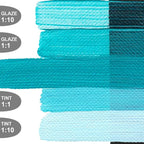OPEN Slow-Drying Acrylics by GOLDEN, Cobalt Teal, 2 fl oz. tube, Professional Acrylic Paint, Semi-Opaque