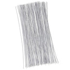 Juvale 300 Pieces White Floral Wire Stems - 22 Gauge, 16 in Length - Flower Wire for Crafts