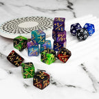 63 PCS Abilities Keyword Magic Counter Dice MTG Counters Dice Set Life Buff Tokens D6 Dice Compatible with MTG, TCG, Card Gaming Accessories