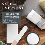 AMY HOWARD AT HOME Chalk-Based One Step Paint for Furniture, Cabinetry, Decor, Finish, and More | No Stripping, Sanding, or Priming | Ultra-Light Base | 16 Ounce | Weybridge White