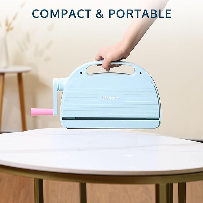 OFFNOVA Die Cutting and Embossing Machine, 8.5" Opening, for Dies and Embossers, Card Making and Scrapbooking Supplies Tools, Perfect for Invitations, Birthday Cards, Greeting Cards