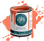 Daydream Apothecary Premium Chalk Style Paint for Furniture, Home Décor, Wood, DIY Interior Projects, Quick Dry, No Prep or Prime Needed, Matte Coral Orange - 16oz